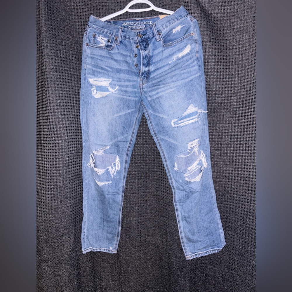 American Eagle Vintage Hi Rise Button jeans size 8